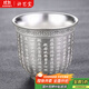 講茗堂鎏999純銀心經(jīng)大號茶主人杯送禮物長(cháng)輩領(lǐng)導男高檔退休喬遷中秋節 大號內外鎏銀心經(jīng)-200ml 200毫升