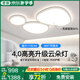 君御云朵燈2025年新款客廳吸頂燈廣東中山燈具現代簡(jiǎn)約大氣鵝卵石主燈 【4.0平面款】長(cháng)115cm天貓精靈