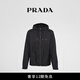 PRADA/普拉達【禮物】男士徽標飾Re-Nylon夾克外套 黑色 48