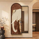 柒個(gè)畫(huà)師大象中古風(fēng)玄關(guān)推拉鏡子穿衣鏡壁畫(huà)全身鏡隱藏式2026新款遮擋隱形 Z7473-吉象如意 畫(huà)面40*110cm(鏡子30*100cm) 高清藝術(shù)微噴【高透晶瓷無(wú)框UV工藝+鏡子畫(huà)】 格調黑鋁合金