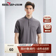 柒牌男裝polo衫短袖男夏季新款時(shí)尚休閑口袋款中青年立領(lǐng)上衣0830 深灰 S (165)