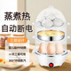 智宙蒸蛋器蒸煮一體機早餐煮蛋器小型一人用自動(dòng)斷電2025便攜式電蒸鍋 單層 蒸煮一體機