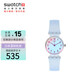 斯沃琪（Swatch）瑞士手表 純凈天藍 小巧開(kāi)學(xué)禮物時(shí)尚男女石英腕表考試表 LK396