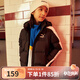 彪馬（PUMA）新款兒童保暖羽絨服男女童冬季舒適時(shí)尚柔軟羽絨外套 黑色 128 cm