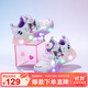 Hello Kitty童鞋女童學(xué)步鞋寶寶炫彩發(fā)光亮燈鞋庫洛米跑步運動(dòng)鞋6723紫色31