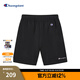 Champion冠軍短褲2024春夏新款美式寬松刺繡草寫(xiě)logo休閑衛(wèi)褲男 黑色 L