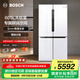博世（BOSCH）冰箱605L大容量十字對開(kāi)門(mén) 四開(kāi)門(mén)變頻家用電冰箱 一級能效 風(fēng)冷無(wú)霜 5mm微縫半嵌 支持國家補貼 大白鯨KMF61A20TI 精細分儲