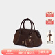 古良吉吉棒球波士頓包小號包包女斜挎包新款手提包鴛鴦棕復古單肩包斜挎包 鴛鴦棕+【鴛鴦棕耳機包】現貨 無(wú)規格