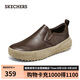 斯凱奇（SKECHERS）男鞋夏季商務(wù)鞋薄款一腳蹬休閑鞋軟底舒適上班鞋豆豆鞋210905