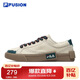 FILA FUSION斐樂(lè )潮牌帆布鞋2025年男鞋POP時(shí)尚休閑鞋低幫板鞋