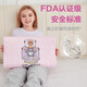 貓和老鼠（Tom and Jerry）A類(lèi)抗菌兒童枕頭寶寶嬰兒學(xué)生成長(cháng)可水洗硅膠頸椎枕芯柔粉色