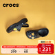 卡駱馳（CROCS）洞洞鞋貝雅男鞋女鞋輕便耐磨一腳蹬拖鞋休閑鞋|10126 【預售】黑色-001 41 /42(260mm)
