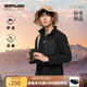 諾詩(shī)蘭男女絨外套PRO200發(fā)熱紗戶(hù)外運動(dòng)登山徒步輕便休閑外套 純黑色-男23E 175