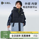 水孩兒（SOUHAIT）童裝男童女童棉馬甲冬季新款兒童無(wú)袖外套百搭上衣 藏藍(lán) 170 