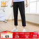 361°平口運動(dòng)褲男新品夏季冰涼感速干透氣九分褲舒適梭織運動(dòng)長(cháng)褲 【女款】超級黑【4703H】 M