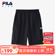 FILA【抗菌】斐樂(lè )兒童童裝短褲2025年夏季新款男童休閑針織五分褲 傳奇藍-NV 170