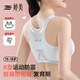 婷美發(fā)育期少女初中學(xué)生運動(dòng)文胸青春期高中生防震背心大童內衣 藍XL