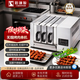 獵鋼狼無(wú)煙商用烤串機紅外燒烤爐無(wú)煙電抽屜式烤串羊肉串烤箱電烤箱商用烤肉機家用 二抽簡(jiǎn)易款（無(wú)油盒）