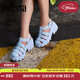 Melissa（梅麗莎）Megan高跟時尚果凍羅馬齒輪涼鞋女33835 淺藍色 (AV347) 35-36