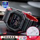 卡西歐（CASIO） 男表g-shock運動(dòng)數字小方表電子表復古方形小黑表手表男 DW-5600UHR-1