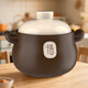 柚米佳廚福煲砂鍋燉整雞砂鍋家用煲湯煲防溢鍋煤氣灶用深口砂鍋煲火鍋煲 福煲款湯煲適合3-5人 3000ml