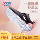 特步（XTEP）兒童童鞋女童網(wǎng)布鞋面基礎(chǔ)柔軟運(yùn)動(dòng)跑鞋 黑/浪漫粉 36碼