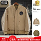 馬登工裝 美式復古雙面穿MA1飛行員夾克棉服夾棉棒球服上衣外套男秋季 A面軍綠/B面卡其 XL