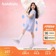 巴拉巴拉女童裙子兒童連衣裙2025夏裝中大童洋氣撞色Polo裙208225111011