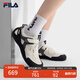 FILA 斐樂(lè )官方女鞋運動(dòng)鞋2025秋季新款彩石鞋薄底鞋休閑鞋德訓鞋 甜玉米黃/黑-SB 37.5