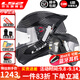 LS2碳纖維摩托車(chē)頭盔男女機車(chē)賽車(chē)四季通用全盔四季防霧大尾翼FF801 6K單鏡片-碳纖大尾翼款-亮黑 2XL（建議59-60頭圍）