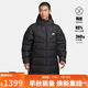 耐克NIKE羽絨服男長(cháng)款保暖WR 650-D FLD PARKA外套FB8180-010黑M