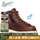 DANNER丹納都市戶(hù)外休閑Bull Run真皮工裝靴馬丁靴男士手工防滑耐磨中幫 15552-棕咖-男EE寬版-圓頭 41.5