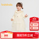 巴拉巴拉（BALABALA）【商場(chǎng)同款】巴拉巴拉女童連衣裙公主網(wǎng)紗裙秋冬2025新款裙子甜美 米白10302 100