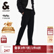 杰克·瓊斯（JACK&JONES）男裝秋季商務(wù)通勤時(shí)尚舒適個(gè)性潮百搭抗皺休閑褲錐形褲子品牌男褲 E40黑色 第二批 33 180