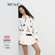 MO&Co.襯衫春夏暈染愛(ài)心印花設計感涂層光感棉質(zhì)寬松中性摩安珂 本白色 S 160
