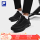 斐樂(lè )（FILA）黃景瑜同款官方男鞋BOA柔云健步1+跑步鞋男鞋2025秋運動(dòng)鞋 黑-GD 42