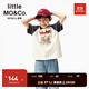 little MO&Co.貓和老鼠聯(lián)名系列 little moco童裝25秋裝新款男女童抑菌短袖t恤 大象灰 抑菌 150 150/72
