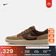 耐克男女透氣平底滑板鞋冬季情侶翻毛皮NIKE SB FORCE 58 DV5477 201巴洛克棕/苔蘚木棕/杏茶色 42.5