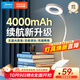 美的（Midea）充電款小臺燈家用學(xué)生學(xué)習專(zhuān)用書(shū)桌燈宿舍閱讀夾子床頭燈