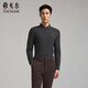 雅戈爾（YOUNGOR） T恤男士 秋冬季青年男士商務(wù)休閑長(cháng)袖POLO衫 深灰 XL