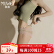 慕薇內褲女生緞面性感蕾絲網(wǎng)紗抑菌棉襠女士低腰背后鏤空純欲三角內褲