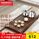 金灶（KAMJOVE）自動(dòng)上水整套茶具套裝 雞翅木實(shí)木茶盤(pán)功夫茶臺茶海電熱茶爐K-185 搭配H-K9泡茶壺 茶具 茶渣桶 1個(gè)
