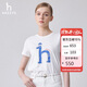 哈吉斯（HAZZYS）女裝 春季女士大狗圖案圓領(lǐng)T恤衫女ASTSE0BBE52