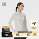 KOLON SPORT【預售】/可隆戶(hù)外休閑衣 女子防曬UPF50+接觸涼感微拉絨長(cháng)袖T恤 LKZT5AN054-CR 奶油白 M 165/88A