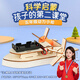 名遇五年級科學(xué)實(shí)驗小船兒童小發(fā)明手工船制作diy制作船體組裝套件風(fēng)動(dòng)船動(dòng)力小船實(shí)驗材料 明輪船