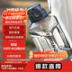 樂扣樂扣（LOCK&LOCK）小水庫大容量塑料運動水杯戶外冷水壺刻度把手男女杯子2.2L灰色