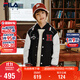 FILA X HARVARD哈佛聯(lián)名兒童外套2025年秋季棒球服中大童上衣