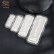 中國珠寶白金鉑金條100g足鉑pt9995金塊金磚收藏送禮鉑金金條生日禮物 10g【品牌禮盒】