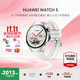 華為（HUAWEI）【咨詢(xún)享優(yōu)惠】華為WATCH 5手表運動(dòng)鴻蒙AI智能eSIM獨立通話(huà)血壓血糖風(fēng)險評估智感窗男女智能Pro 42MM金星白丨復合表腕帶【送皮表帶+貼膜】