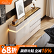 杰高臥室斗柜床尾柜客廳現代簡(jiǎn)約超薄30cm五斗櫥抽屜式收納柜首飾柜子 1.6米/香檳灰烤漆/5抽2門(mén)